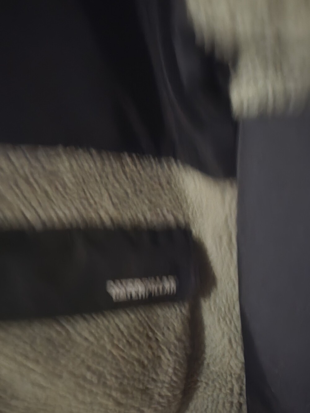 Caterpillar Black and Olive Sherpa Hooded Jacket - Picture 2 of 4